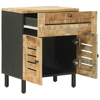 Nachttisch Natur 50 x 33 x 60 cm Massivholz Mango