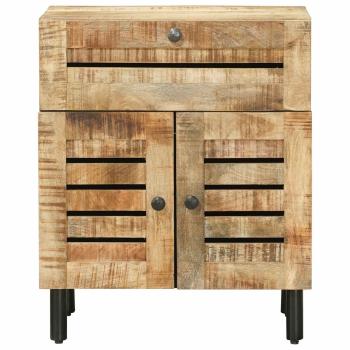 Nachttisch Natur 50 x 33 x 60 cm Massivholz Mango