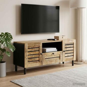 ARDEBO.de - Stauraumschränke Natur 105 x 33 x 46 cm Massivholz Mango