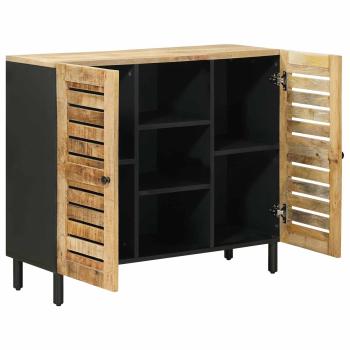 Stauraumschränke Natur 90 x 33 x 75 cm Massivholz Mango