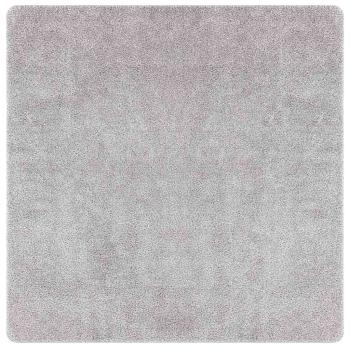 Anti-Rutsch Shaggy Teppich Grau 120 x 120 cm PP