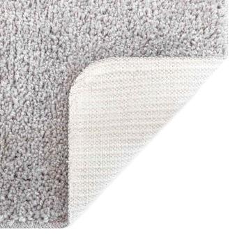 Anti-Rutsch Shaggy Teppich Grau 120 x 120 cm PP