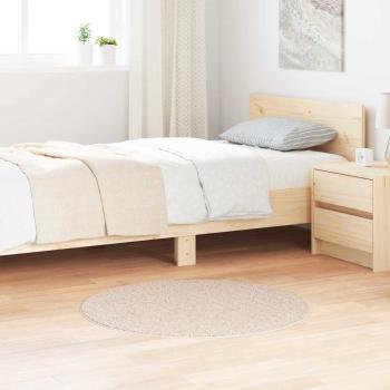 ARDEBO.de - Anti-Rutsch Shaggy Teppich Creme 90 x 90 cm PP
