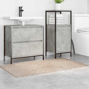 Rutschfeste Badmatte Creme 70 x 120 cm PP