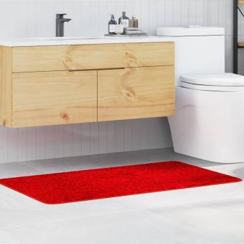 ARDEBO.de - Rutschfeste Badmatte Rot 70 x 120 cm PP