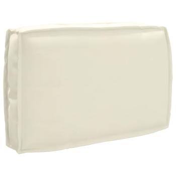 ARDEBO.de - Kissen Creme 60 x 40 x 12 cm Oxford-Stoff