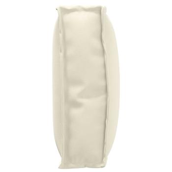 Kissen Creme 60 x 40 x 12 cm Oxford-Stoff