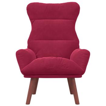 Sessel Weinrot 69 x 74 x 93 cm Samt
