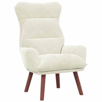 Sessel Creme 69 x 74 x 93 cm Samt
