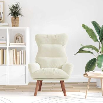 Sessel Creme 69 x 74 x 93 cm Samt