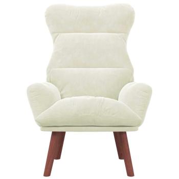 Sessel Creme 69 x 74 x 93 cm Samt
