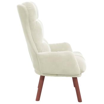 Sessel Creme 69 x 74 x 93 cm Samt