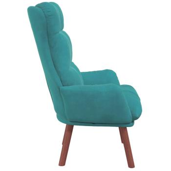Sessel Türkis 69 x 74 x 93 cm Samt