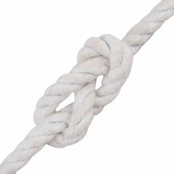 Baumwollzwirn 4 mm 50 m Weiß 100% Baumwolle