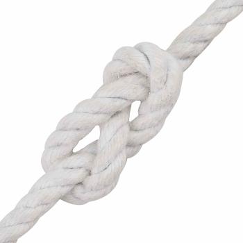 Baumwollseil 6 mm 50 m Weiß 100% Baumwolle