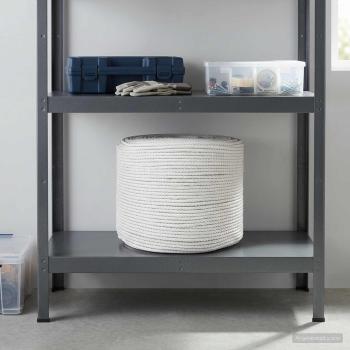 ARDEBO.de - Baumwollseil 6 mm 500 m Weiß 100% Baumwolle