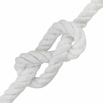 Baumwollseil 10 mm 50 m Weiß 100% Baumwolle