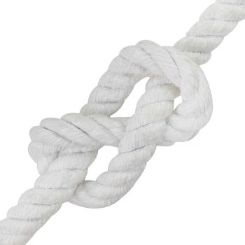 Baumwollseil 12 mm 250 m Weiß 100% Baumwolle