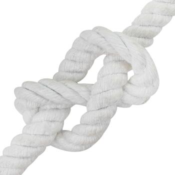 Baumwollseil 14 mm 50 m Weiß 100% Baumwolle