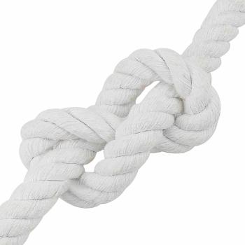 Baumwollseil 20 mm 25 m Weiß 100% Baumwolle