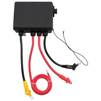 Elektrische Winde PVC Schwarz