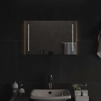 LED-Badezimmerspiegel Transparent 60 x 40 cm Gehärtetes Glas