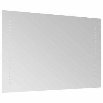 LED-Badezimmerspiegel Transparent 60 x 40 cm Gehärtetes Glas