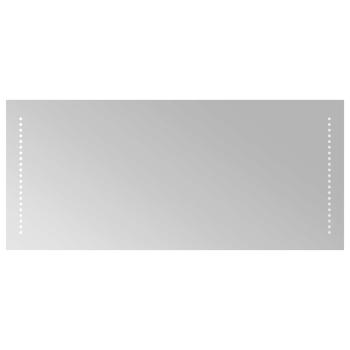 LED-Badezimmerspiegel Transparent 90 x 40 cm Gehärtetes Glas