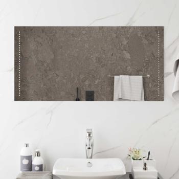 ARDEBO.de - LED-Badezimmerspiegel Transparent 100 x 50 cm Gehärtetes Glas