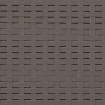 1-Sitzer Sessel mit Kissen Rattan-Look PP Hellgrau