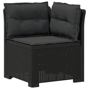 2-Sitzer Garten-Sofa mit Kissen Rattan-Look 2-Sitzer PP