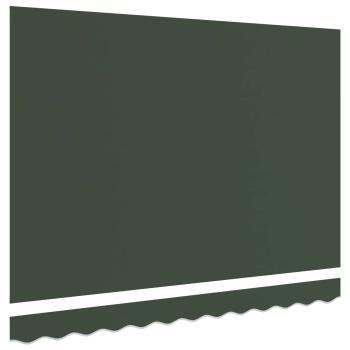 Ersatzbespannung für Markise 4 x 3,5 m Dunkelgrün Polyester