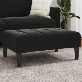 ARDEBO.de - Fu?hocker Schwarz 77x55x31 cm Samt