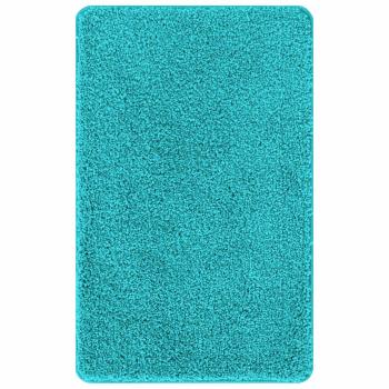 Anti-Rutsch Badematten-Set 3 stk. Türkis 50 x 80 cm PP