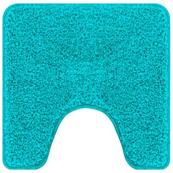 Anti-Rutsch Badematten-Set 3 stk. Türkis 50 x 80 cm PP