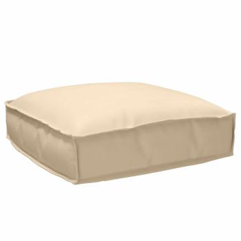 ARDEBO.de - Kissen Oxford-Stoff Beige 50 x 50 x 12 cm