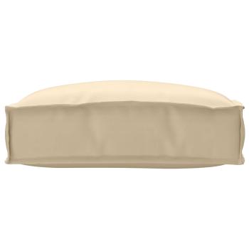 Kissen Oxford-Stoff Beige 50 x 50 x 12 cm