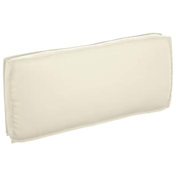 Kissen Oxford-Stoff Creme 120 x 50 x 12 cm