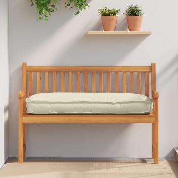 Kissen Oxford-Stoff Creme 120 x 50 x 12 cm