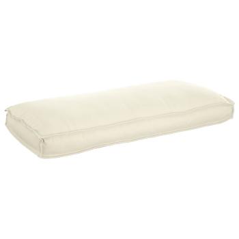 Kissen Oxford-Stoff Creme 120 x 50 x 12 cm