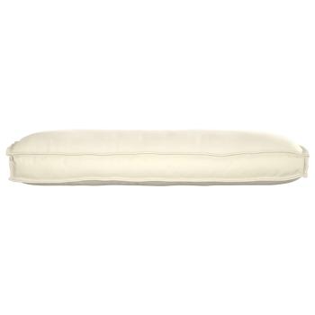 Kissen Oxford-Stoff Creme 120 x 50 x 12 cm