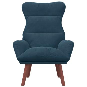 Sessel Blau 69 x 74 x 93 cm Samt