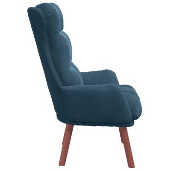 Sessel Blau 69 x 74 x 93 cm Samt