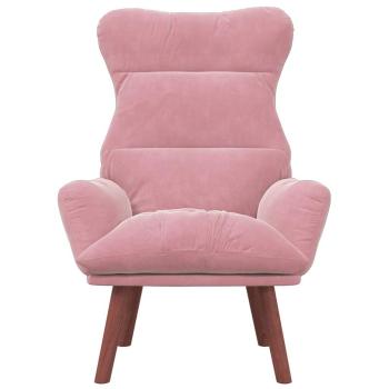 Sessel Rosa 69 x 74 x 93 cm Samt