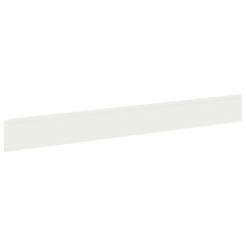Rasenkante 50 stk. 100 x 12 cm Stahl Weiß