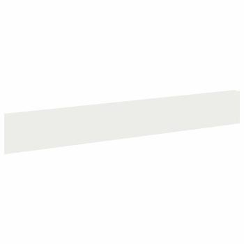 Raseneinfassung 20 Stk. 100 x 15 cm Stahl Weiß