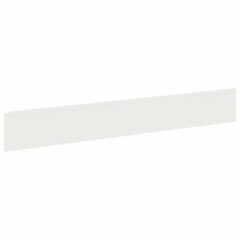 Raseneinfassung 20 Stk. 100 x 15 cm Stahl Weiß