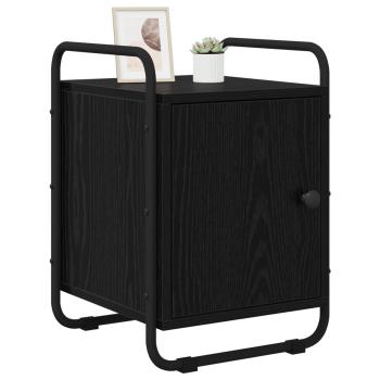 Nachttisch Schwarze Eiche Holzwerkstoff