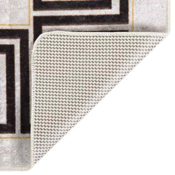 Teppich Waschbar 160x230 cm Hellbeige
