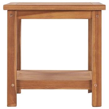 Couchtisch 45x45x45 cm Massivholz Teak